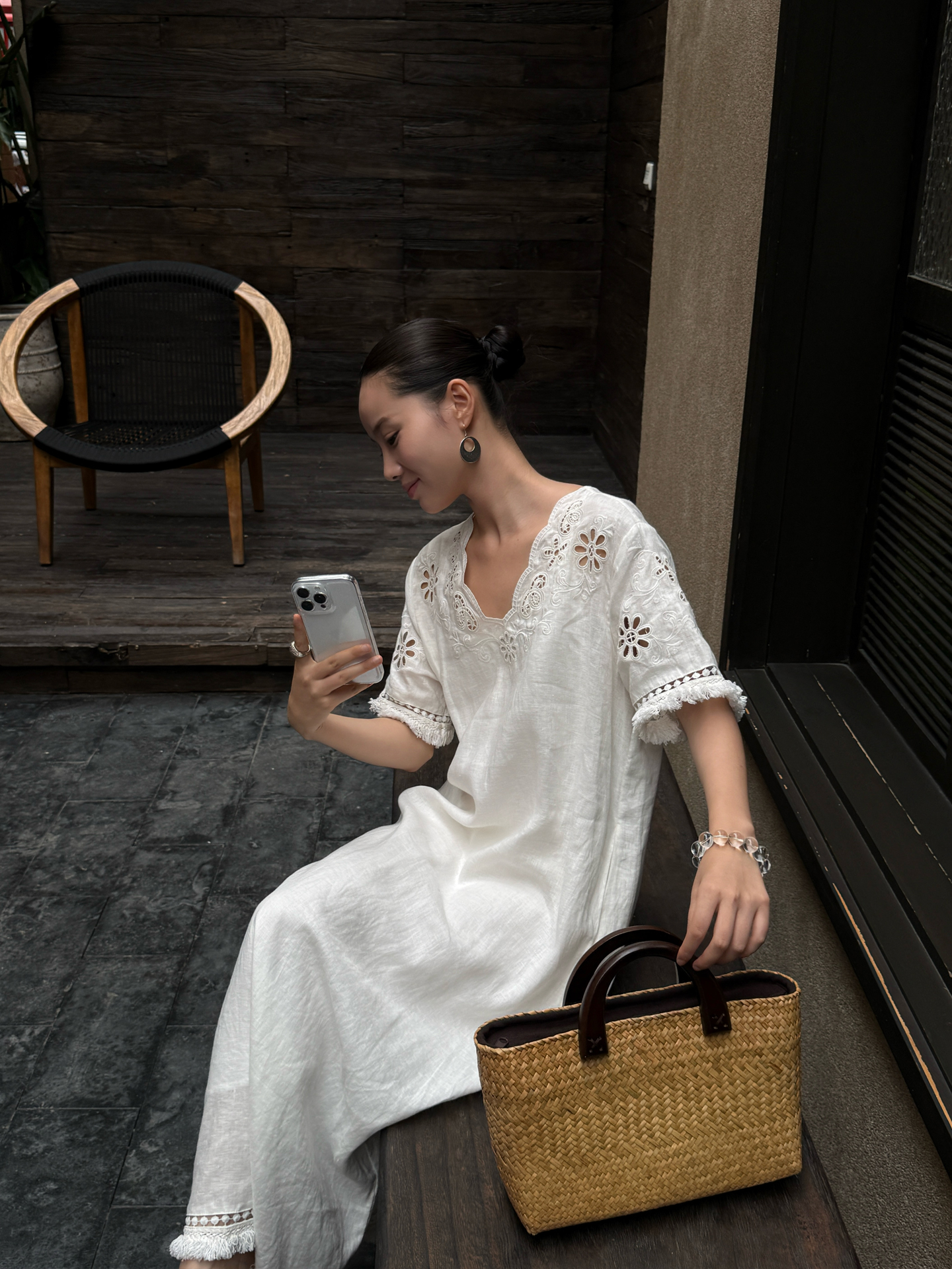 Elegant Simple Style Holiday C - Linen Dress Wrap avis et prix