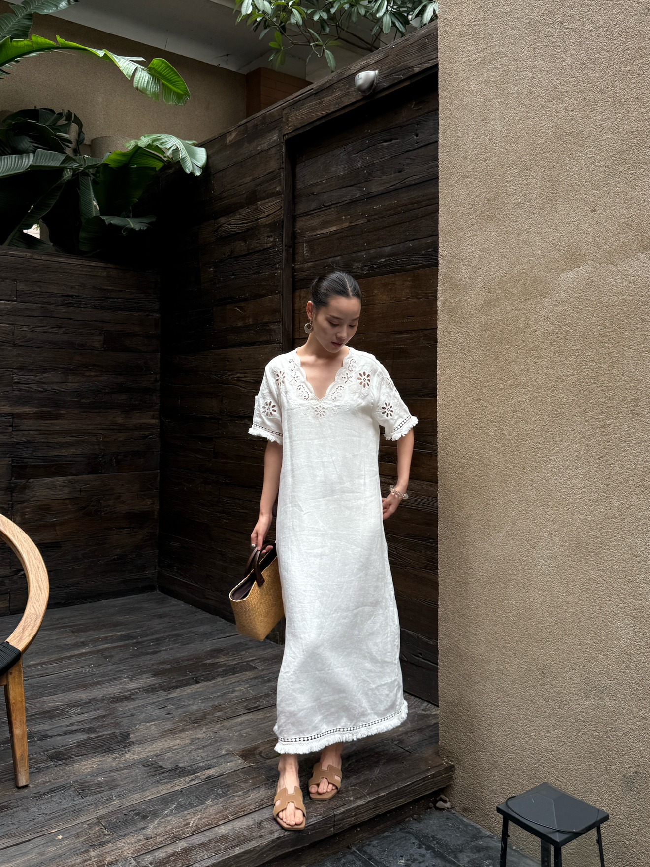 Elegant Simple Style Holiday C - Linen Dress Wrap avis et prix