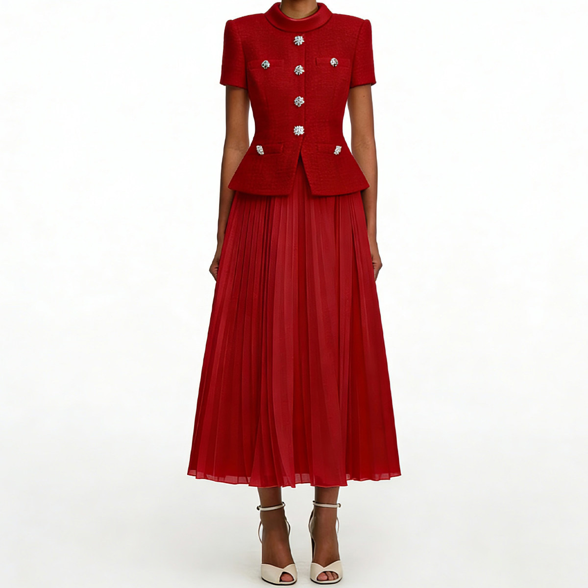 Brand Elegant Two Piece Set Su - Linen Dress Wrap avis et prix