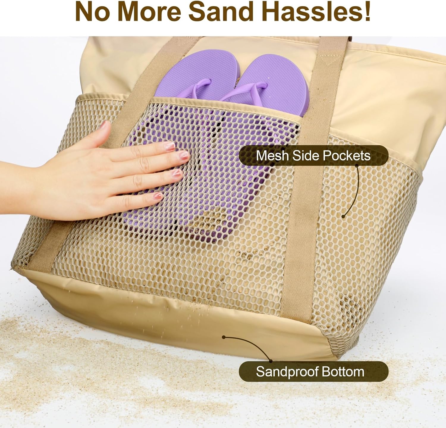 Waterproof Beach Bags for Wome - Tote Bag Beach avis et prix