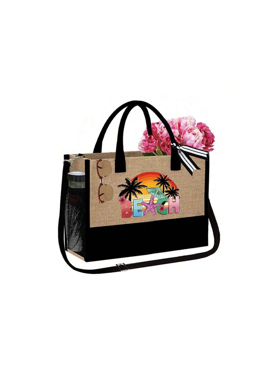 Beach Tote Bag Set With Sun Vi - Tote Bag Beach avis et prix