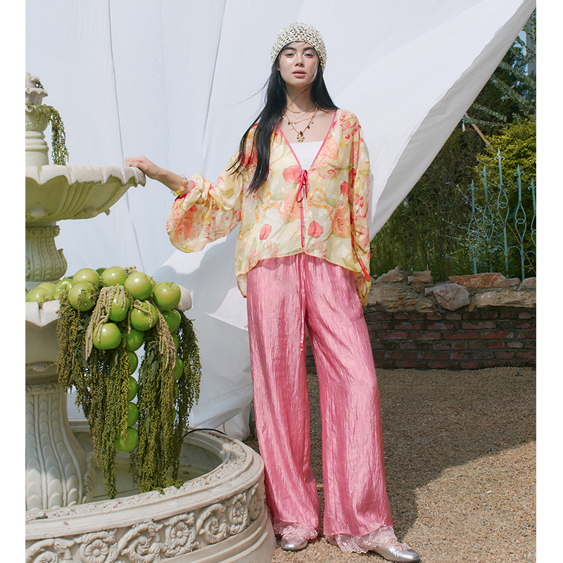 ELFSACK Floral Print Sheer Kim - Kimono Sheer Floral avis et prix