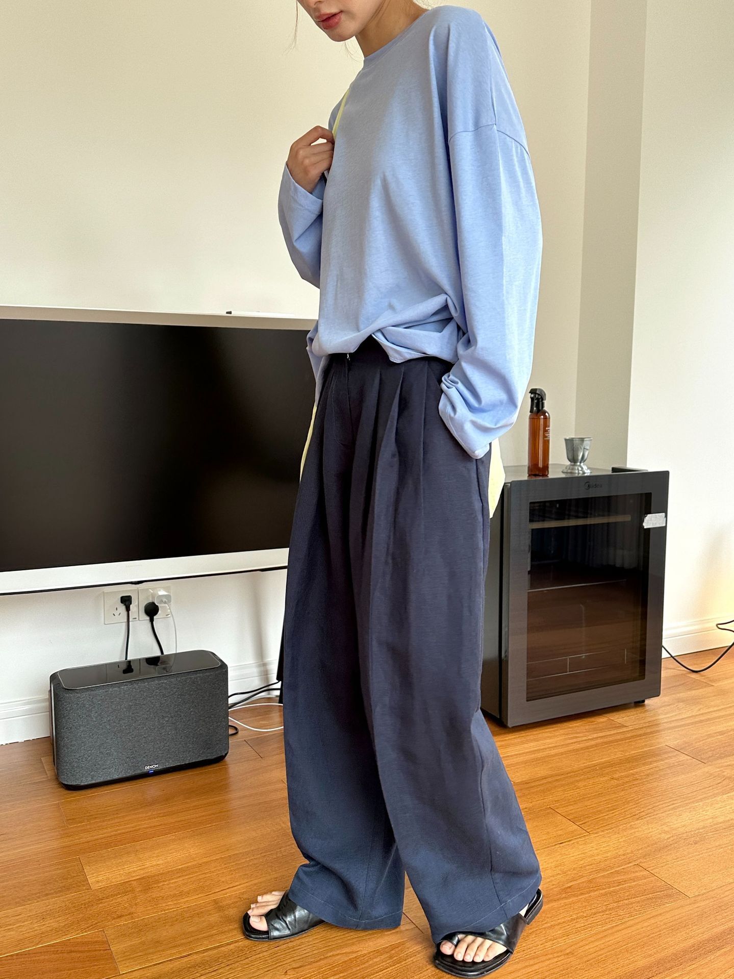 Casual Linen Wide Leg Pants Pl - Linen Pant Wide avis et prix