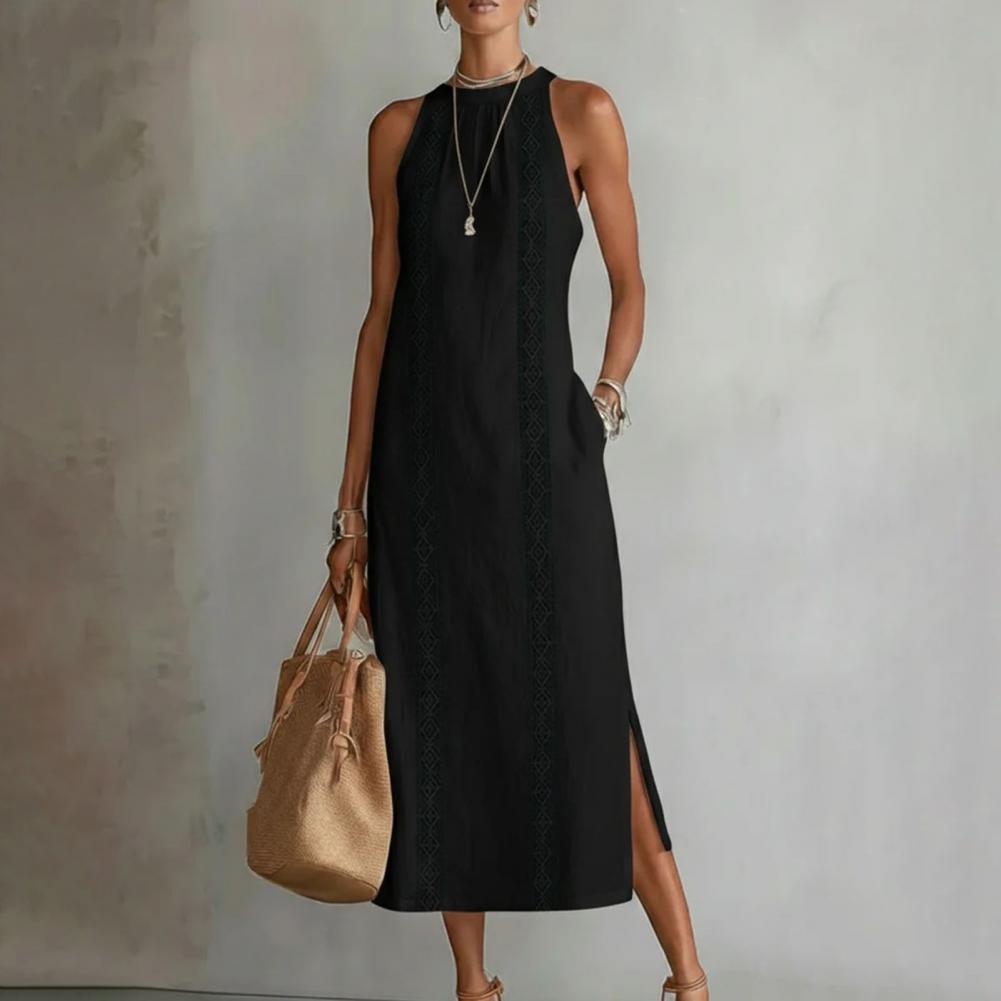 2026 Summer Dress for Women Sl - Linen Dress Wrap avis et prix