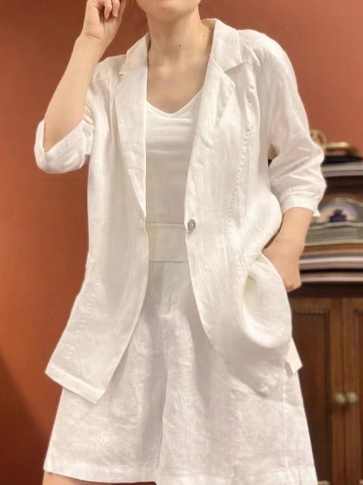 Slimming Wide Leg Short Pants  - Linen Pant Wide avis et prix