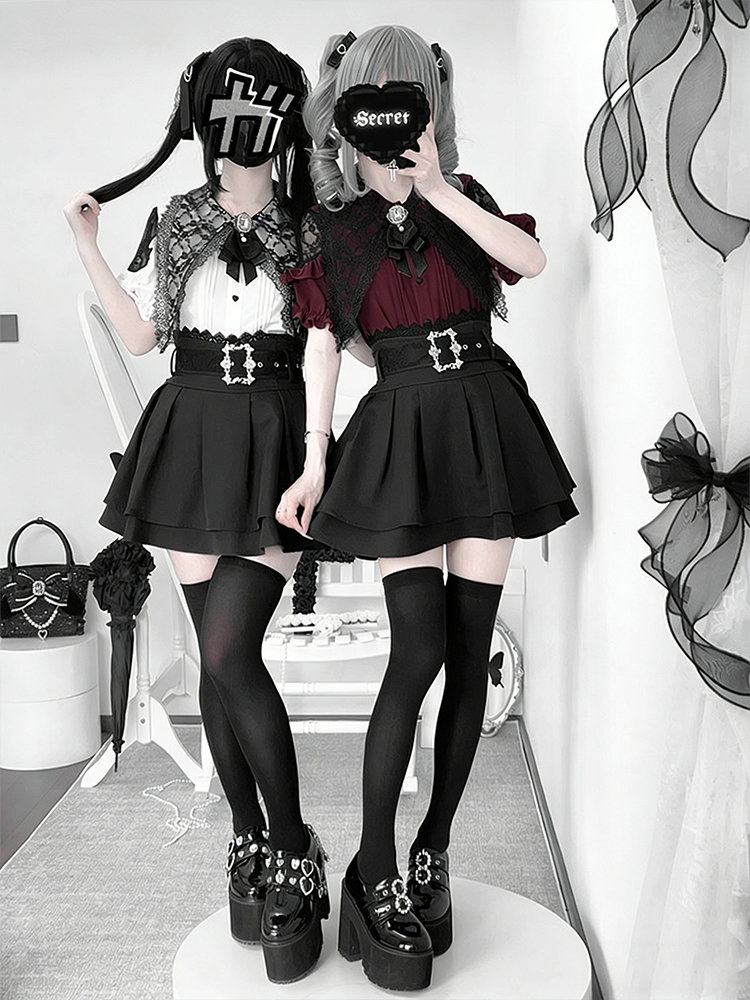 Gothic Style Shoulder Bared Sh - Blouse Off Shoulder avis et prix