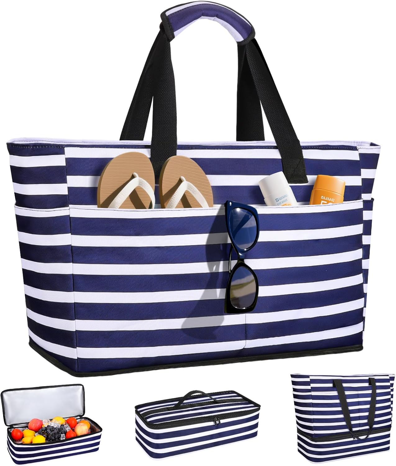 Beach Bag with Cooler, 49L Wat - Tote Bag Beach avis et prix