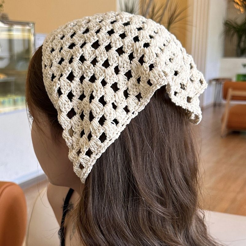 Crochet Triangle Hair Scarf Ho - Headband Summer Knit avis et prix