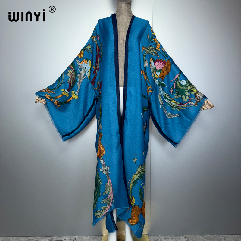 WINYI Africa boho kimono maxi  - Cover Up Kaftan avis et prix
