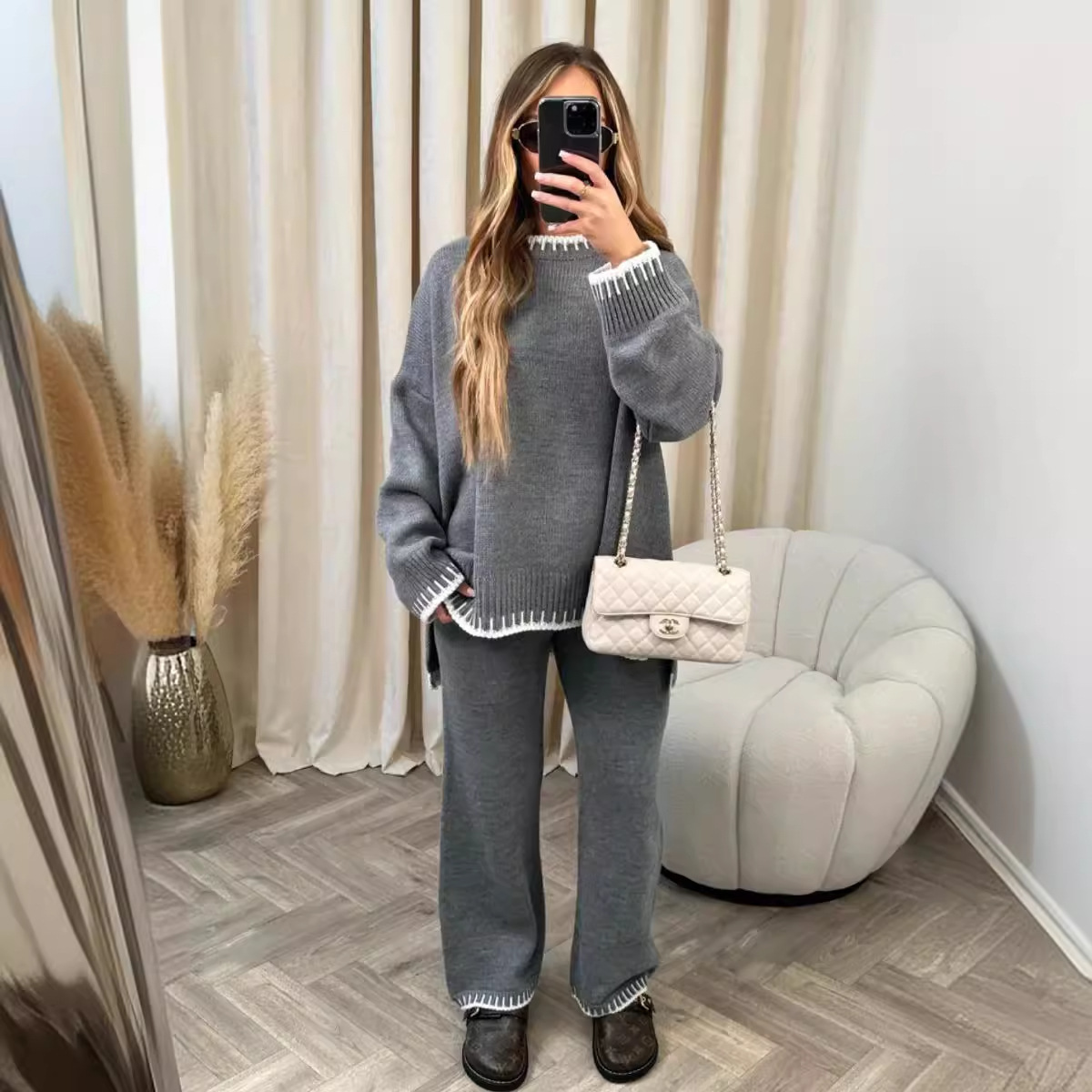 Women Wide Leg Pant Sets Two P - Linen Pant Wide avis et prix