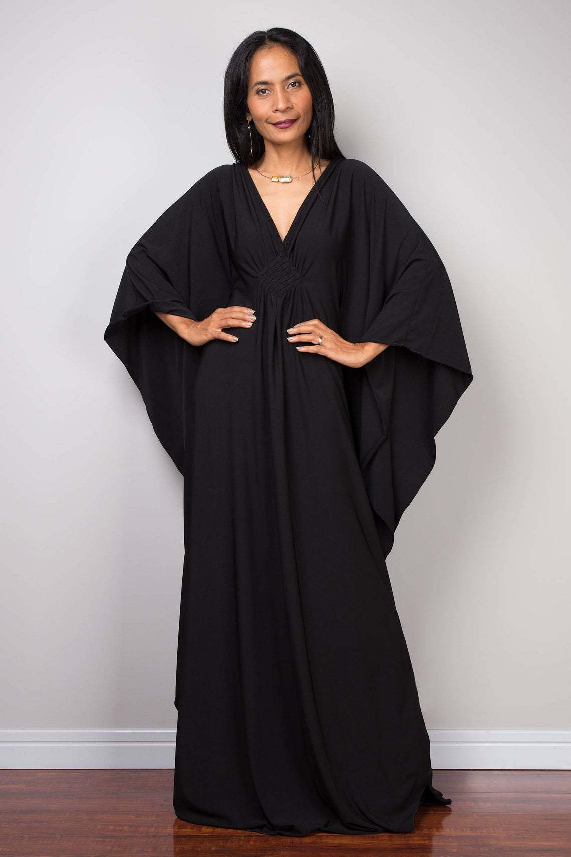 Women Solid Color Cover Up V N - Cover Up Kaftan avis et prix