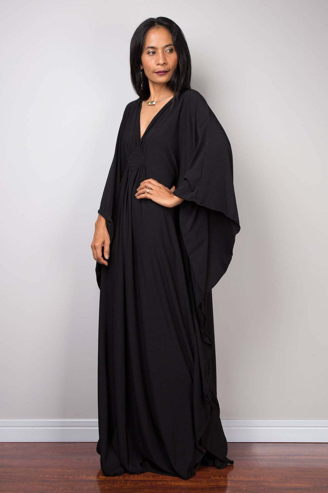 Women Solid Color Cover Up V N - Cover Up Kaftan avis et prix