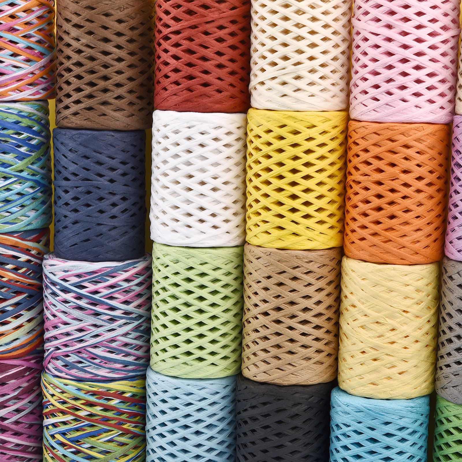 100M Natural Raffia Straw Yarn - Crochet Bag Raffia avis et prix