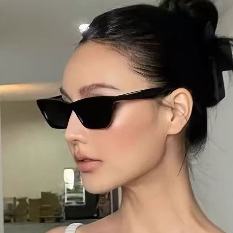 New Cat Eye Black Sunglasses W - Sunglasses Cat Eye avis et prix