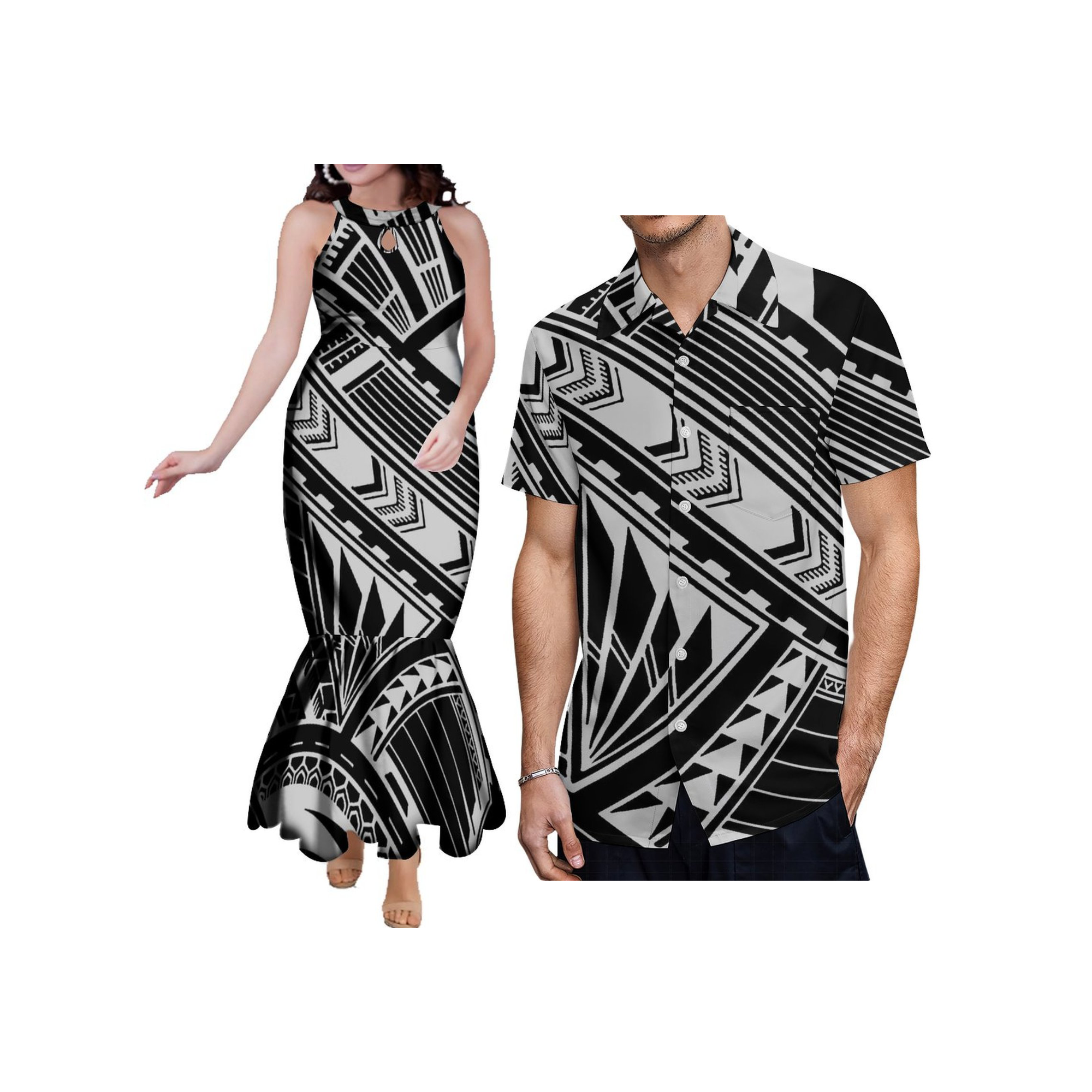 Customized Couples Clothes Big - Maxi Dress Halter avis et prix