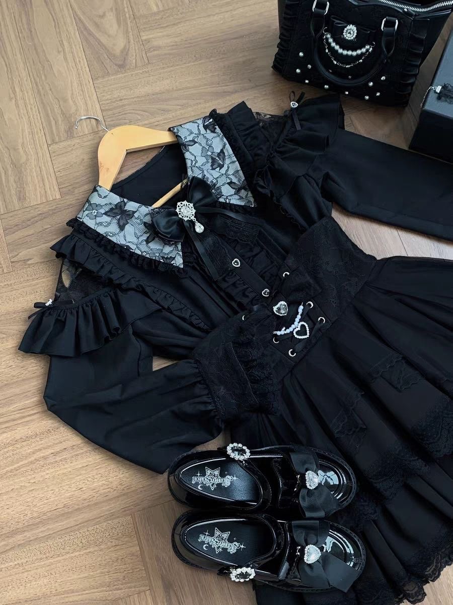 Harajuku Kawaii Skirt Sets Wom - Blouse Off Shoulder avis et prix