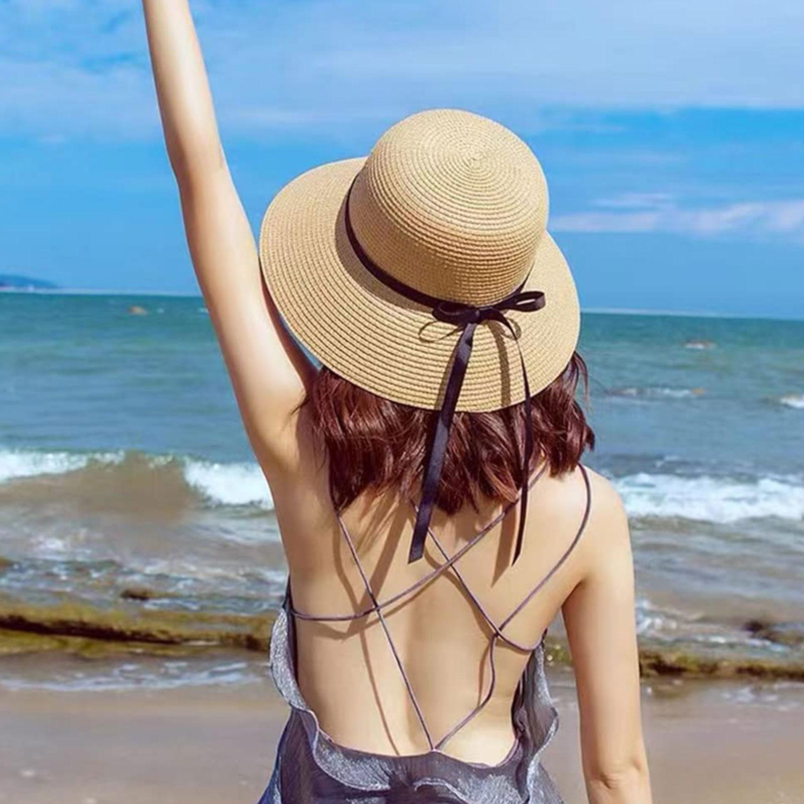 Summer Straw Hat Big Wide Brim - Hat Floppy Wide avis et prix