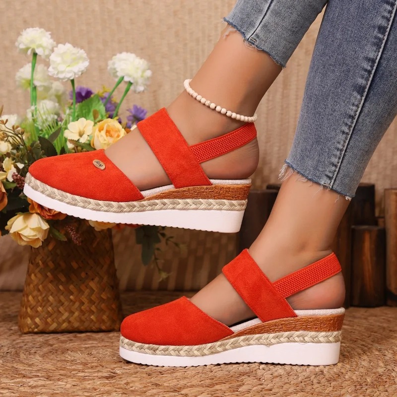 Women Closed Toe Wedge Sandals - Wedge Espadrille Women avis et prix