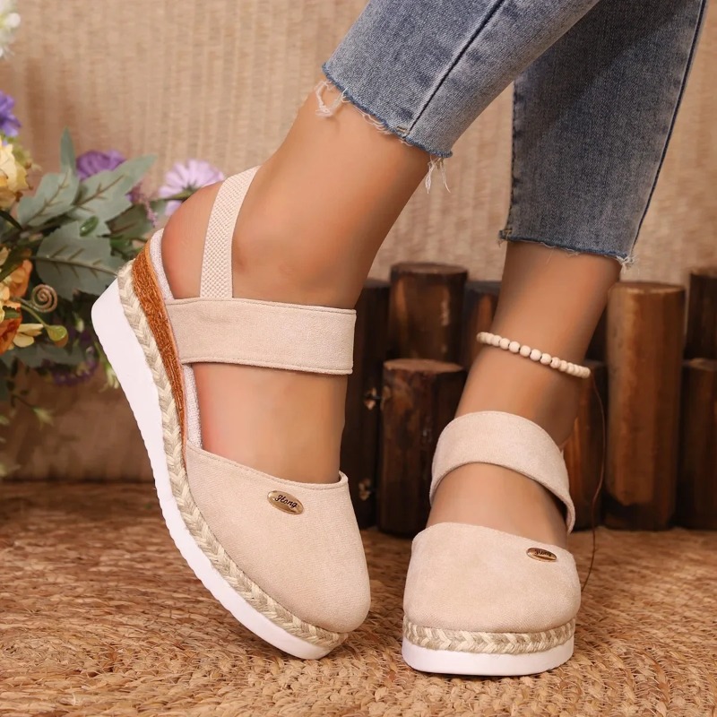 Women Closed Toe Wedge Sandals - Wedge Espadrille Women avis et prix