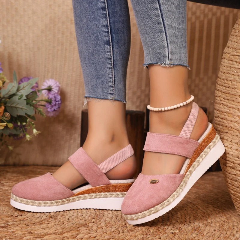 Women Closed Toe Wedge Sandals - Wedge Espadrille Women avis et prix