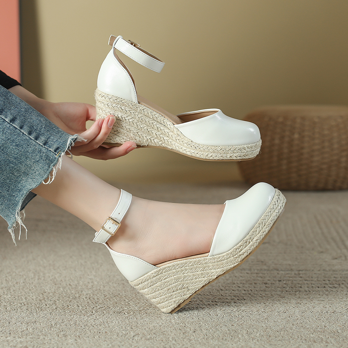 Women's Espadrille Wedge Sanda - Wedge Espadrille Women avis et prix
