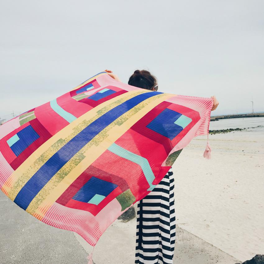 2018 New 90x180cm Twill cotton - Cover Up Kaftan avis et prix