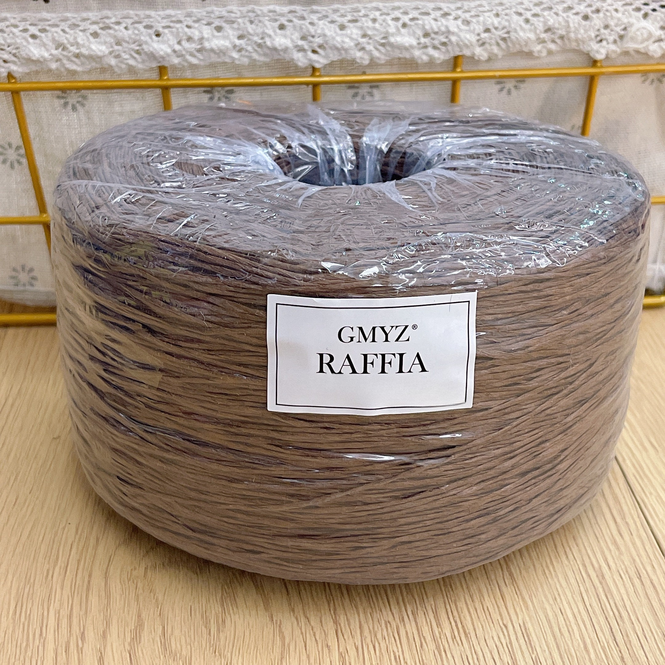 Plain Raffia Yarn Natural 220g - Crochet Bag Raffia avis et prix