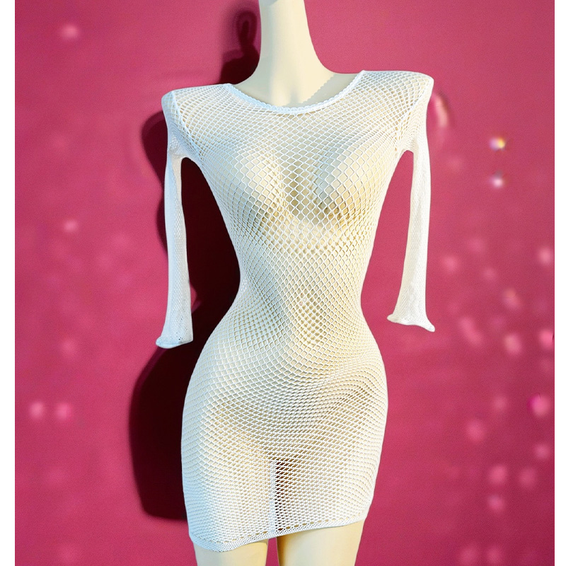1PC Women Fishnet Cover Up Wit - Cover Up Kaftan avis et prix