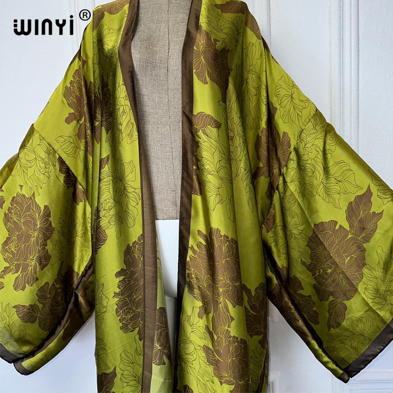 WINYI Africa boho print Kimono - Cover Up Kaftan avis et prix