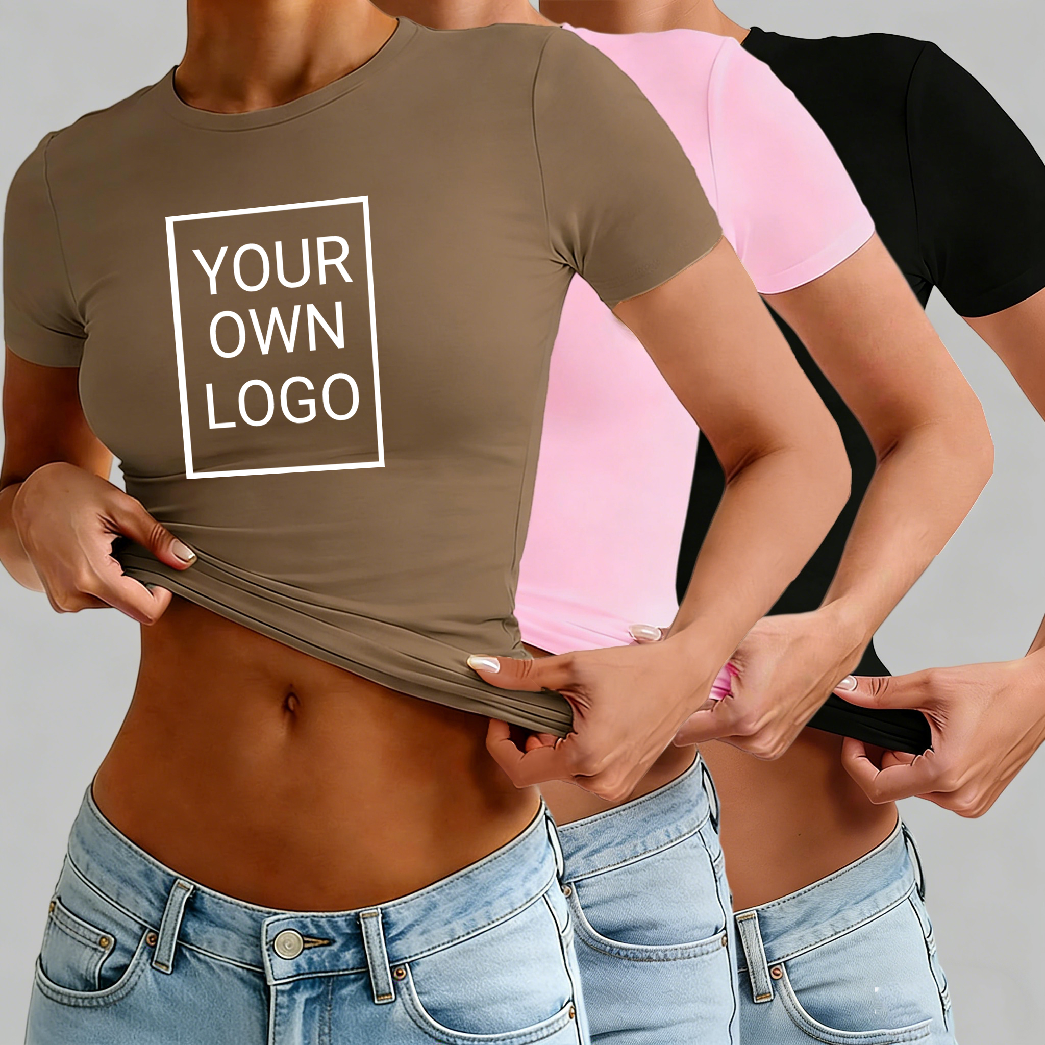 Customized Logo Pattern Womens - Crop Top Crochet avis et prix