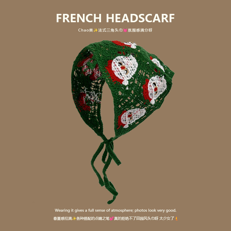 Knit Triangle Headband French  - Headband Summer Knit avis et prix