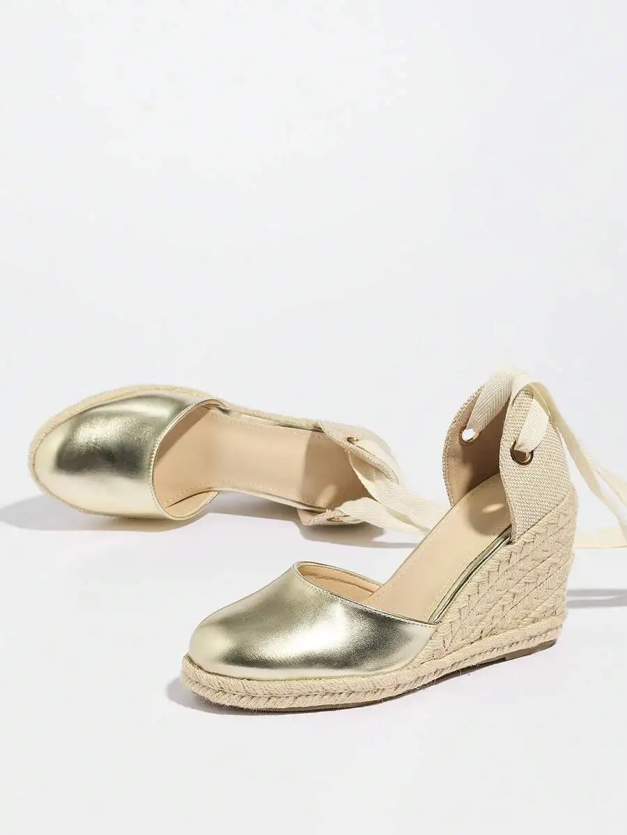 Metallic Cap Toe Espadrille We - Wedge Espadrille Women avis et prix