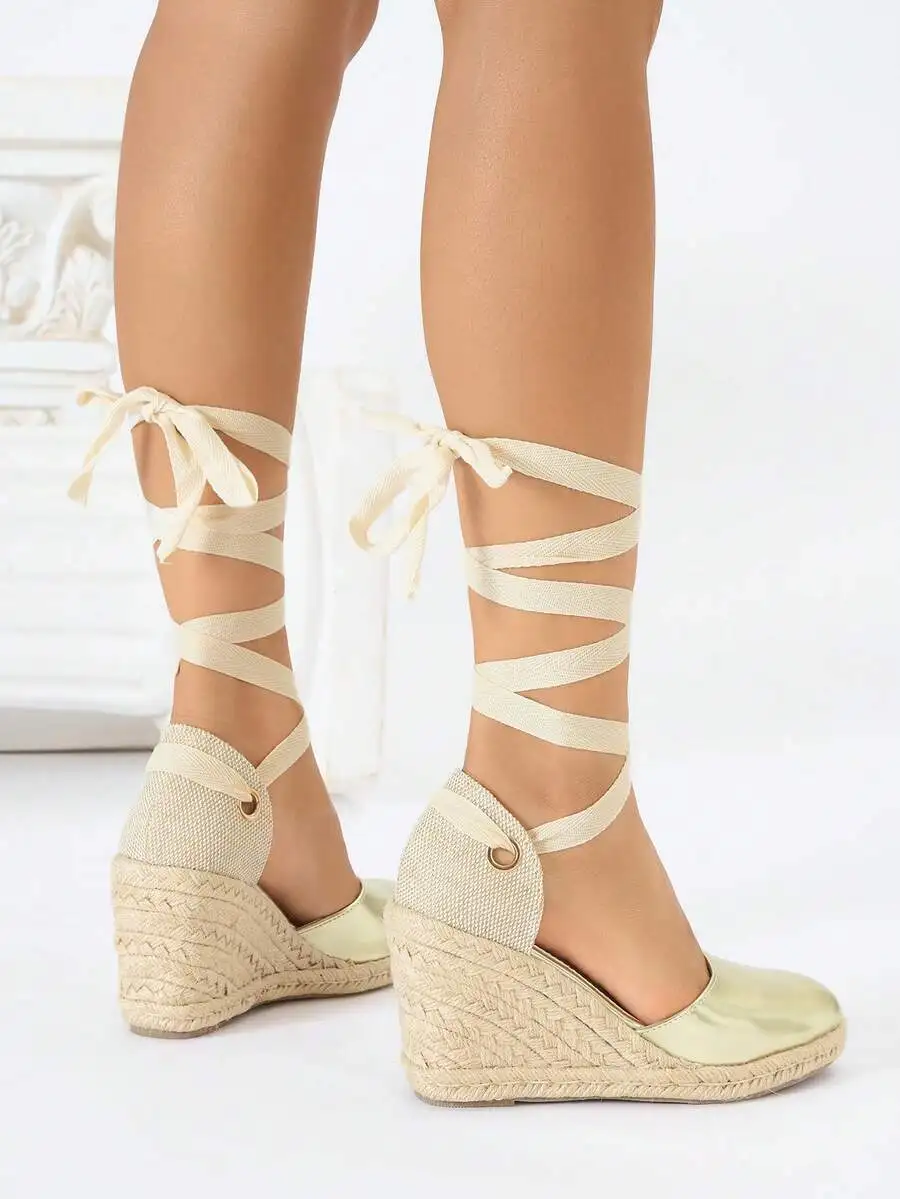 Metallic Cap Toe Espadrille We - Wedge Espadrille Women avis et prix