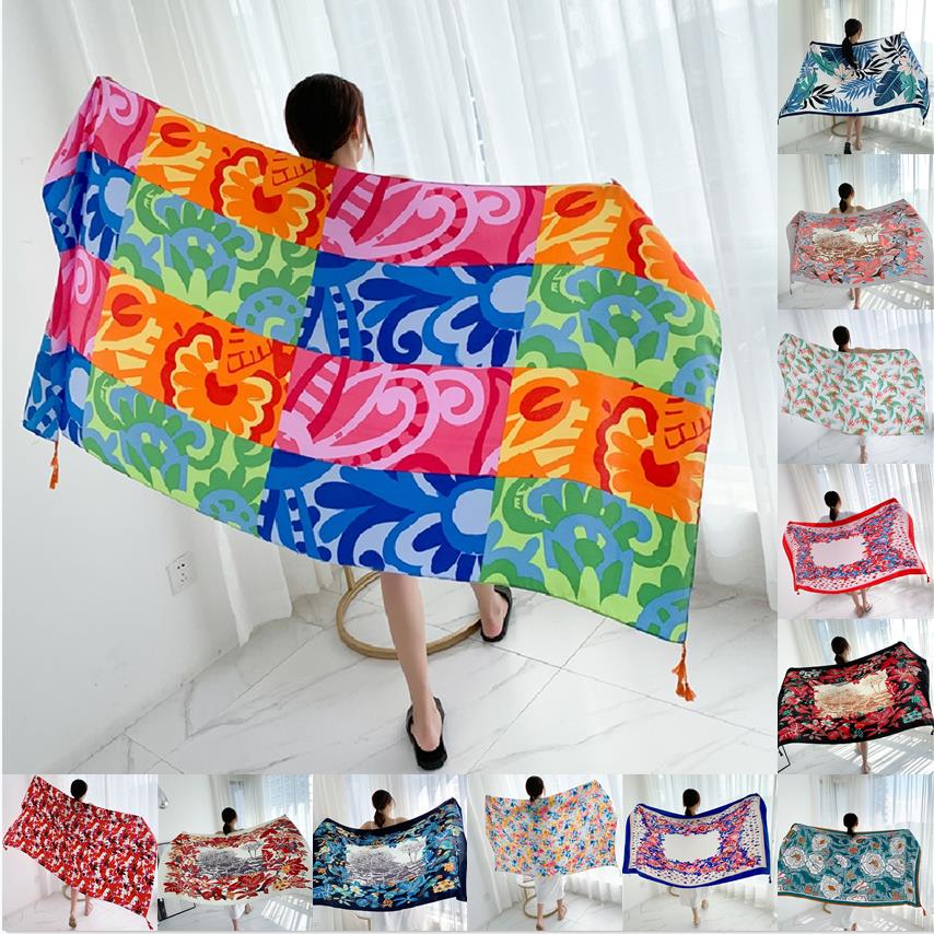 90x185cm Cotton Linen Print Su - Linen Dress Wrap avis et prix