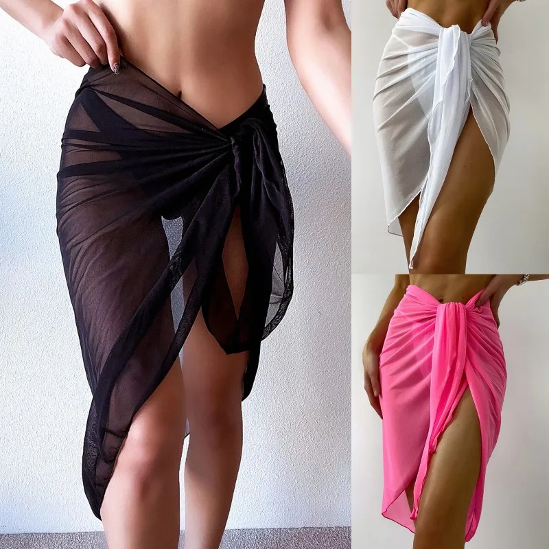 Summer Beach Dress Wrap Sheer  - Cover Up Kaftan avis et prix